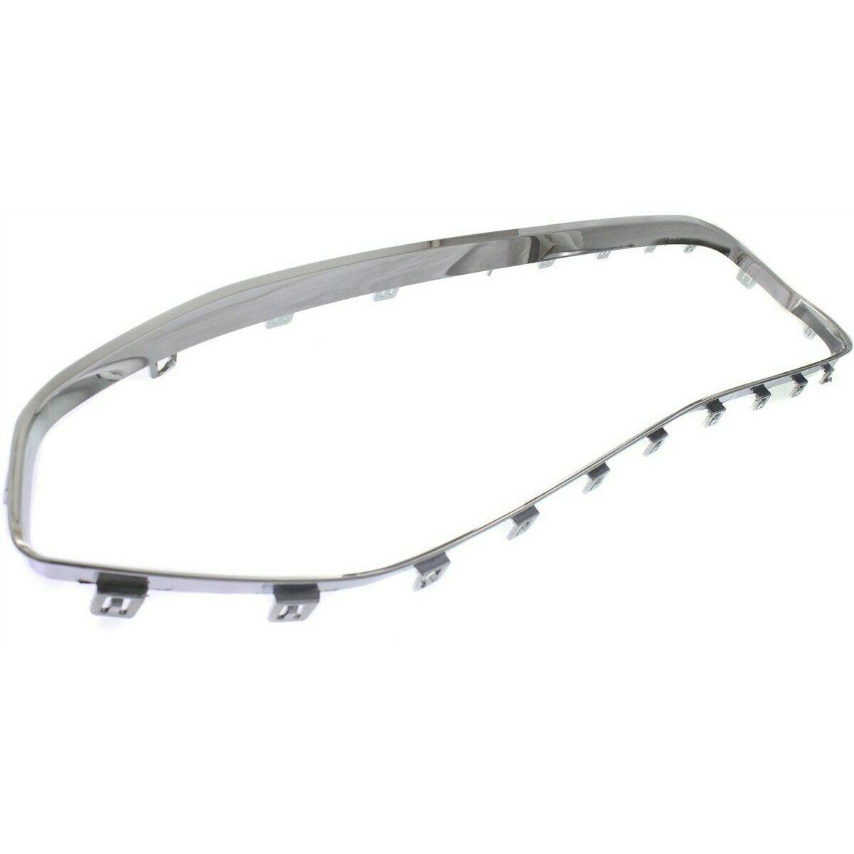 2013-2016 Ford Fusion Hybrid Grille Surearound Mldg All Chrome , FO1202103. Professional-grade auto body part.