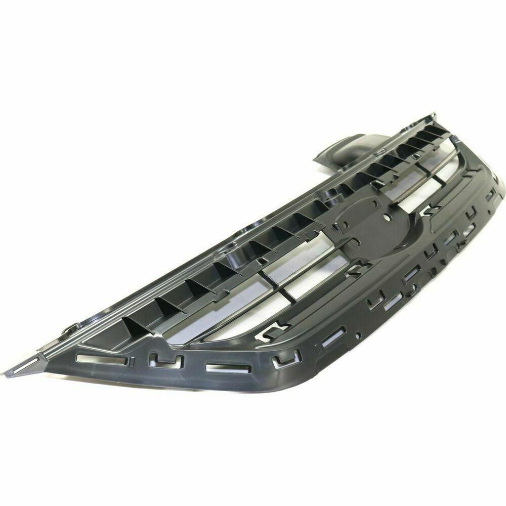 2011-2013 Ford Fiesta Hatchback Grille Mounting Panel Matte-Dk Gray (Inner Grille) , FO1223116. Exact fit for vehicle restoration.
