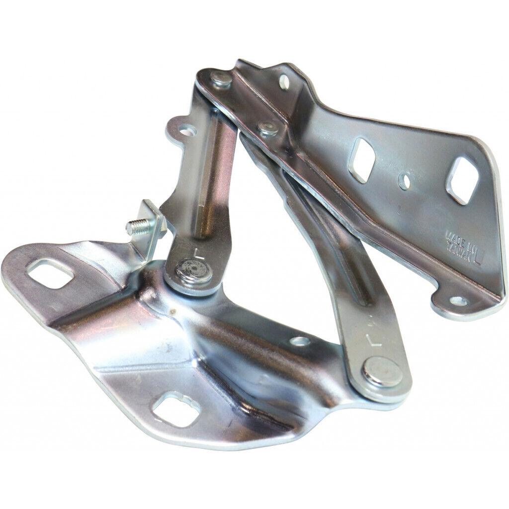 2020-2023 Ford Transit T-350Hd Crew Van Hood Hinge Driver Side Steel , FO1236160. Side view of the replacement part.
