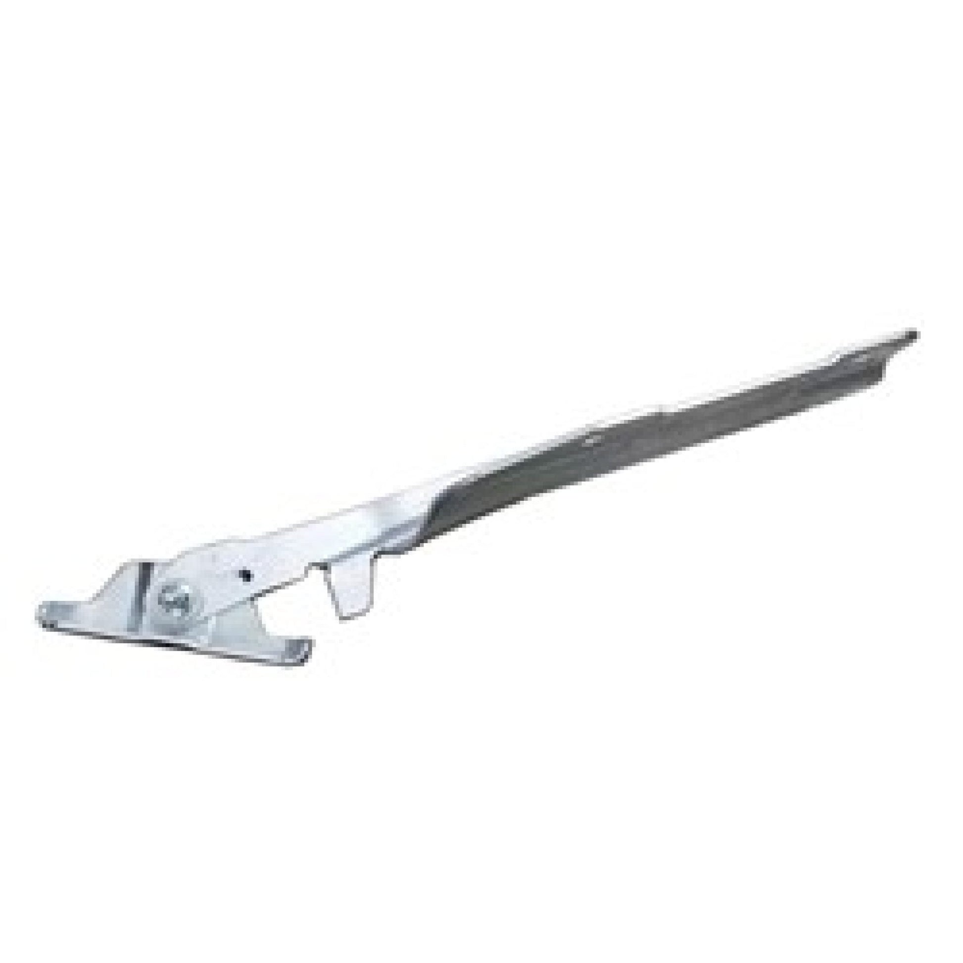2015-2023 Ford Van E350 Super Duty Hood Hinge Driver Side Steel Chrome , FO1236206. Factory-style replacement part.