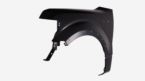 2009-2014 Ford F150 Front Driver Side Fender With Flare , FO1240273. Angle view for visual reference.