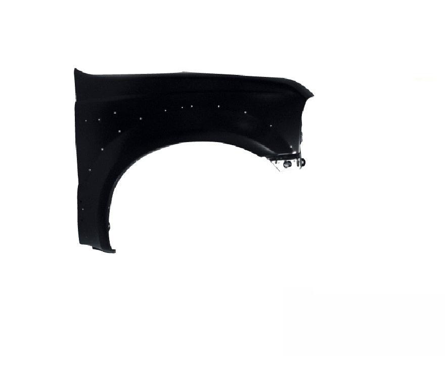2005-2007 Ford F550 Superduty Fender Front Passenger Side With Moulding , FO1241236. Angle view for visual reference.