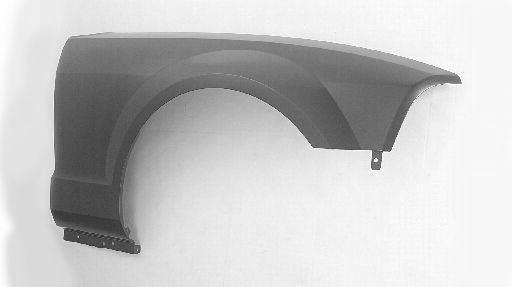 2005-2009 Ford Mustang Fender Front Passenger Side Base Models , FO1241245. OEM-quality exterior component.