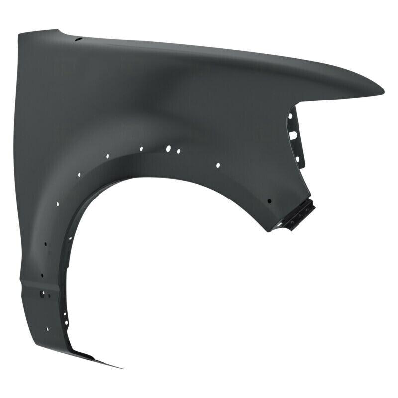 2007-2010 Ford Explorer Sport Trac Front Passenger Side Fender , FO1241252. Side view of the replacement part.