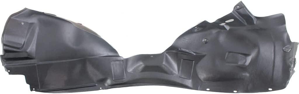 2011-2014 Ford Edge Fender Liner Driver Side , FO1248154. Side view of the replacement part.