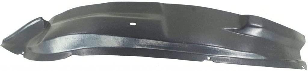 2008-2014 Ford Van Ford Econoline Fender Liner Passenger Side , FO1251109. Side view of the replacement part.