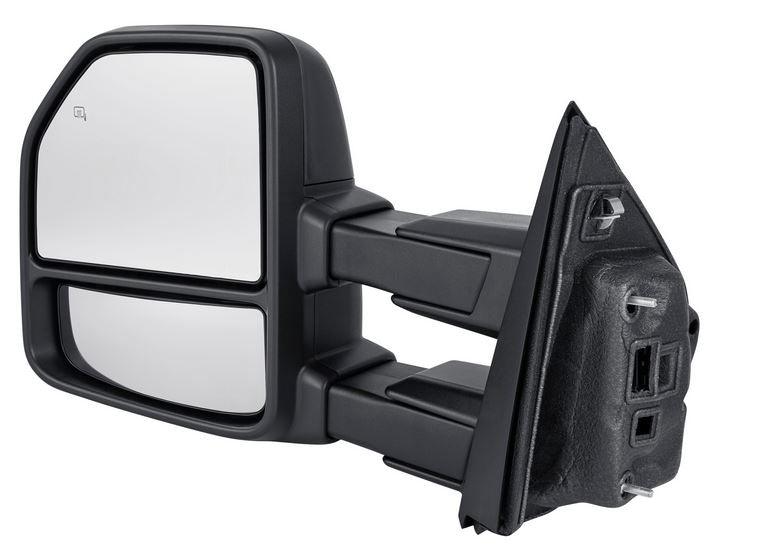 2015-2018 Ford F150 Mirror Driver Side Power , FO1320516. Side view of the replacement part.