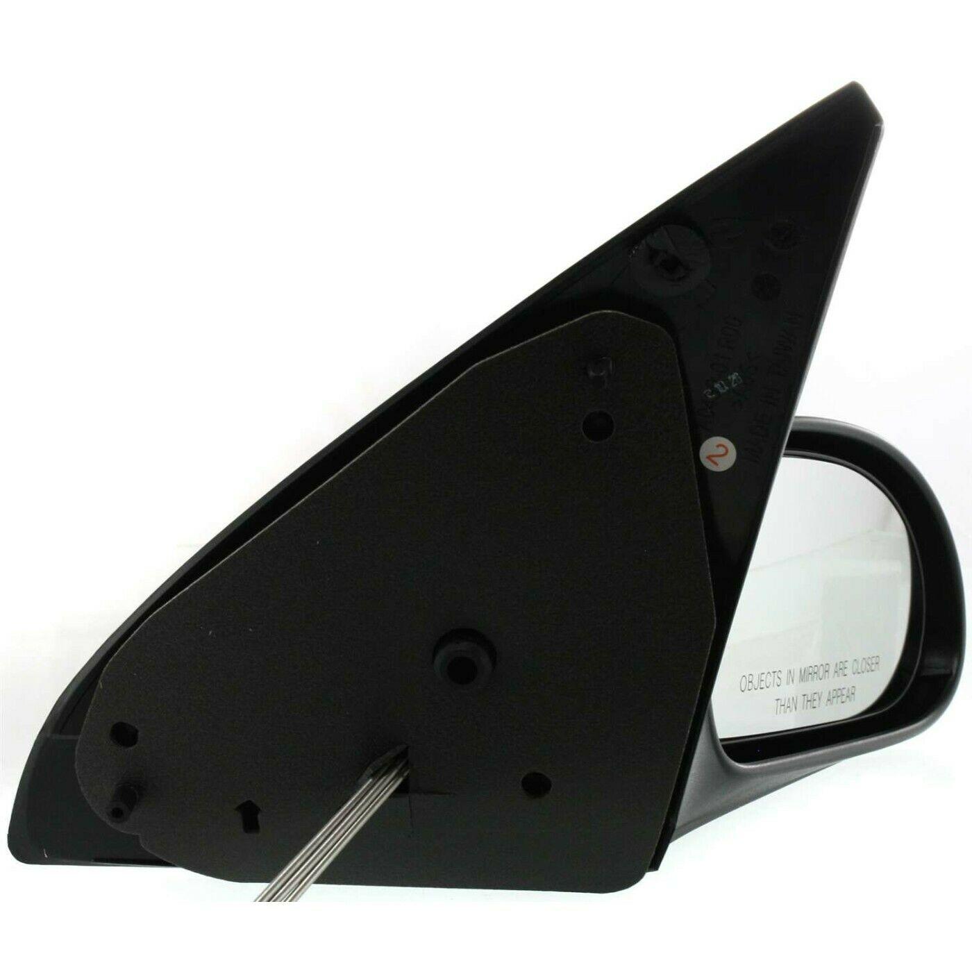2000-2002 Ford Focus Mirror Passenger Side Manual , FO1321179. Angle view for visual reference.