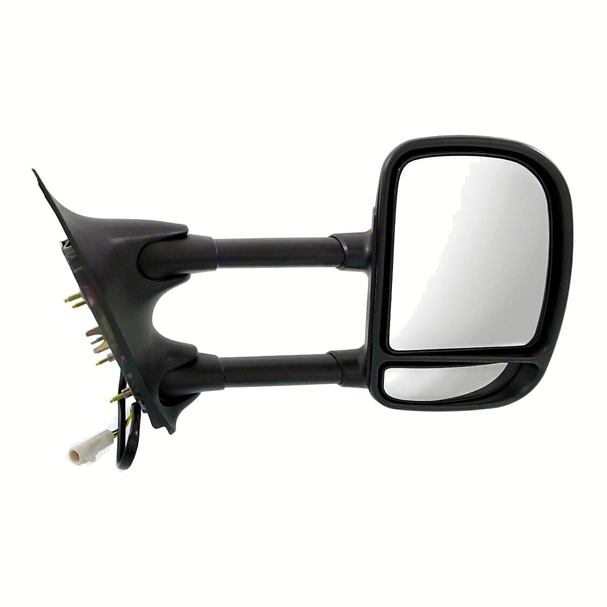 1999-2004 Ford F450 Superduty Rear Passenger Side Door Mirror, fo1321196. Front view.