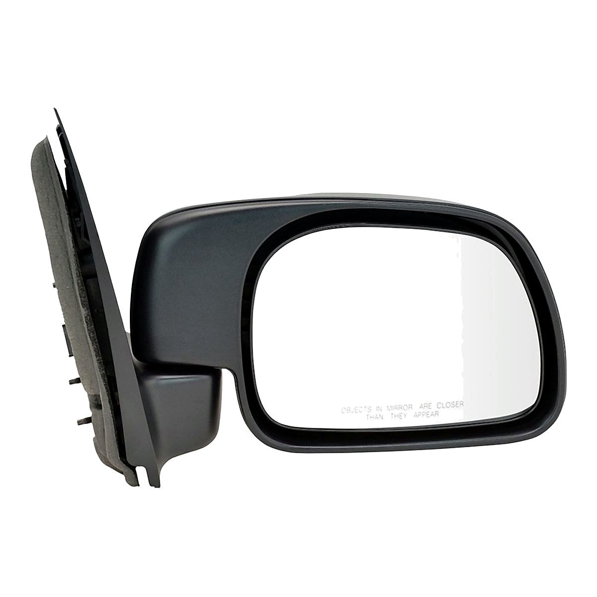 2005-2007 Ford F450 Superduty Rear Passenger Side Door Mirror, fo1321209. Front view.