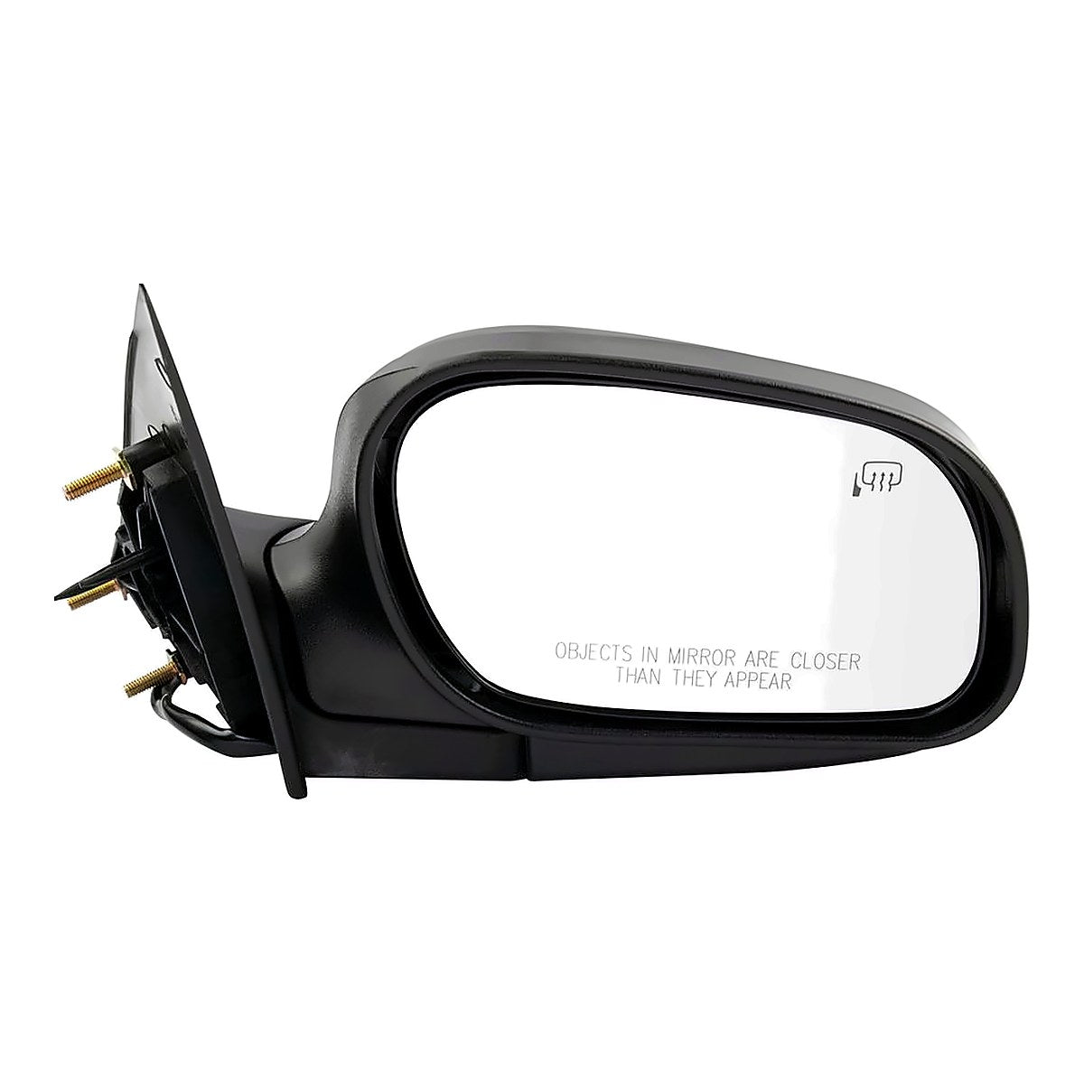 2002-2008 Ford Crown Victoria Rear Passenger Side Door Mirror, fo1321214. Front view.