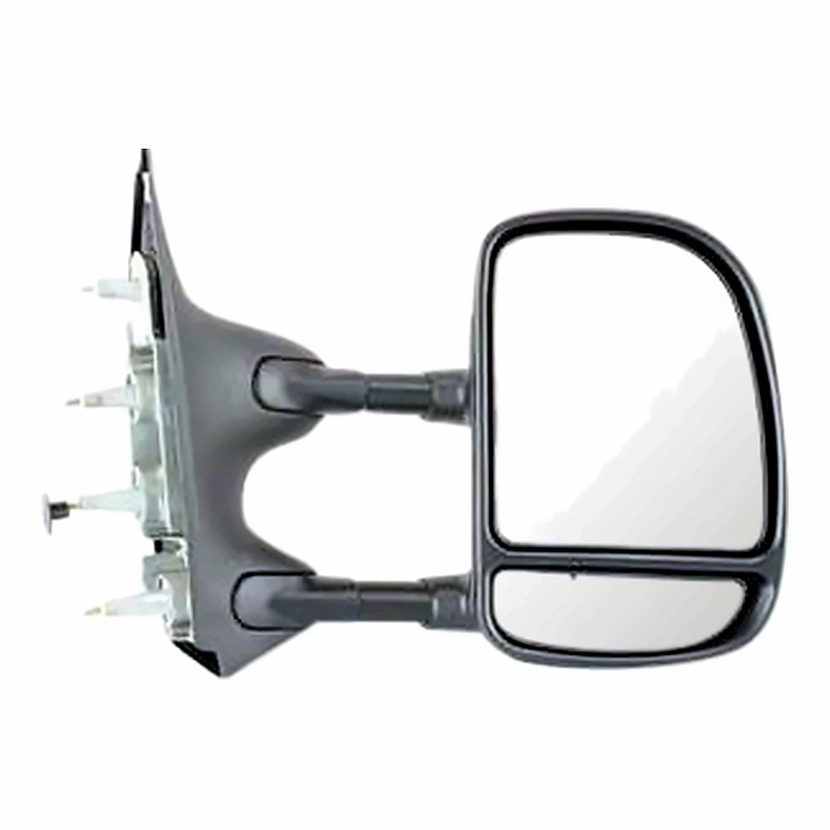 2003-2014 Ford Van Ford Econoline Rear Passenger Side Door Mirror, fo1321238. Front view.
