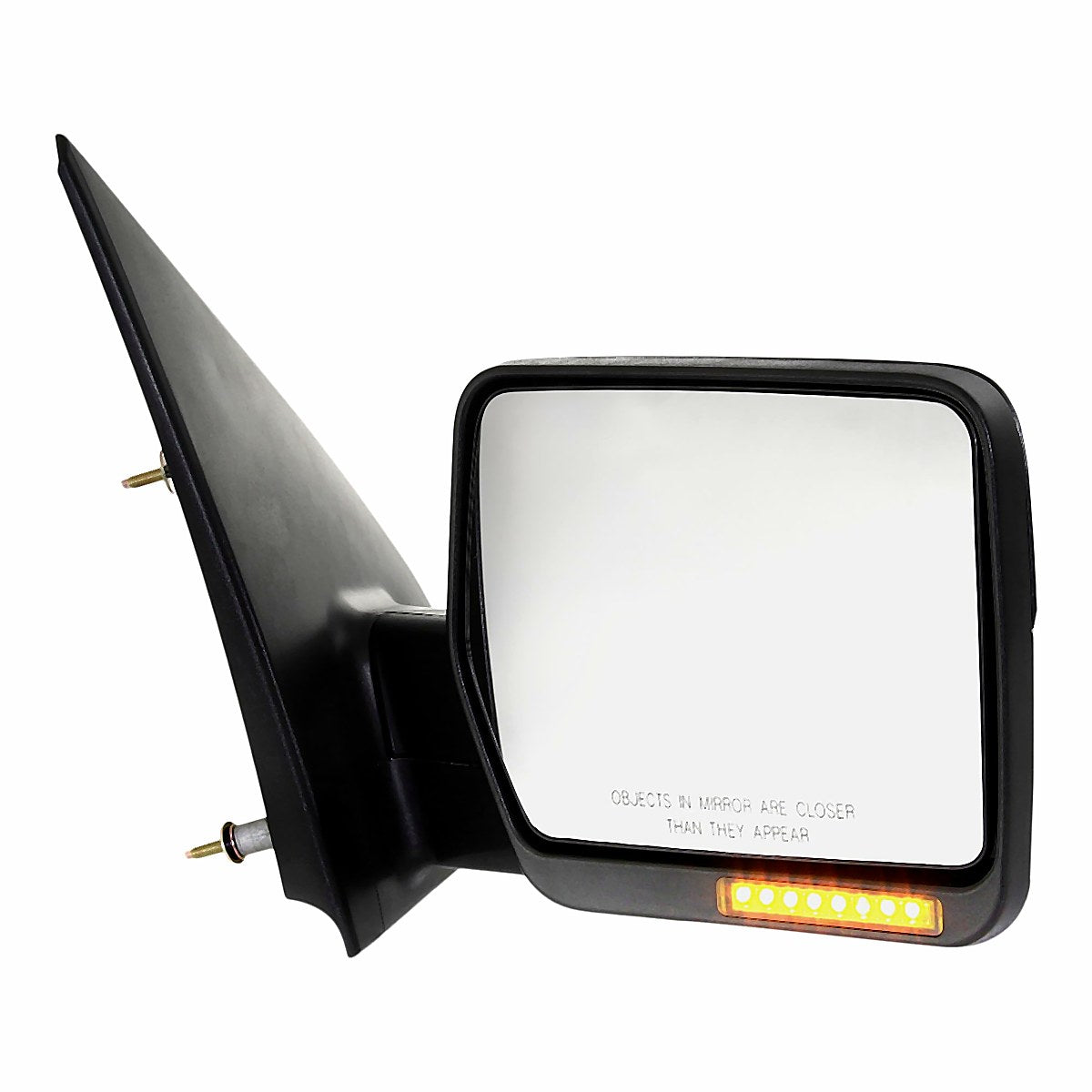 2004-2006 Ford F150 Rear Passenger Side Door Mirror, fo1321242. Front view.