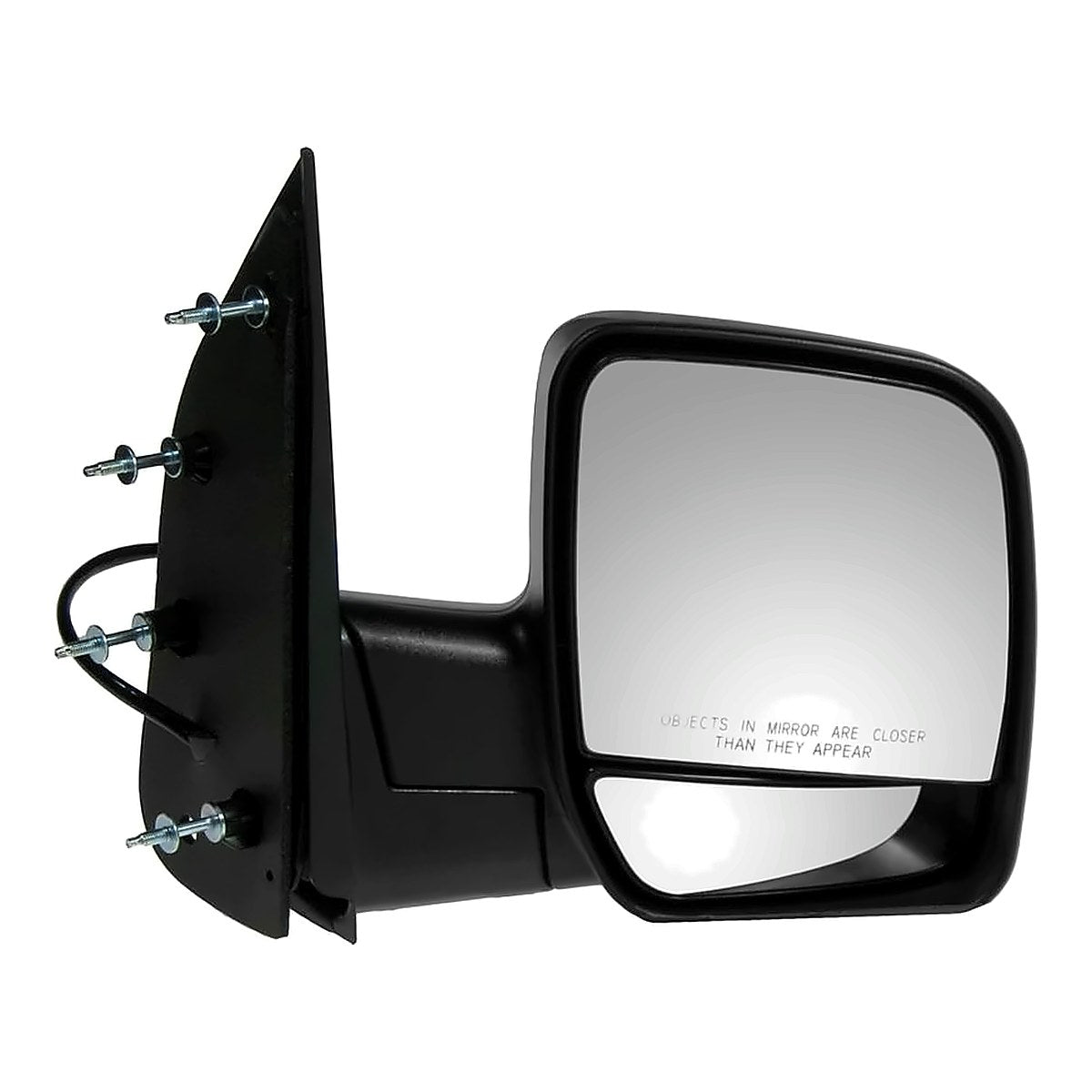 2002-2007 Ford Van Ford Econoline Rear Passenger Side Door Mirror, fo1321254. Front view.