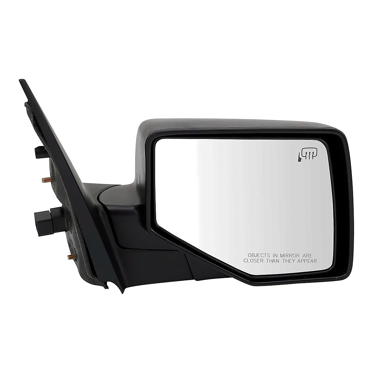 2006-2010 Ford Explorer Rear Passenger Side Door Mirror, fo1321270. Front view.