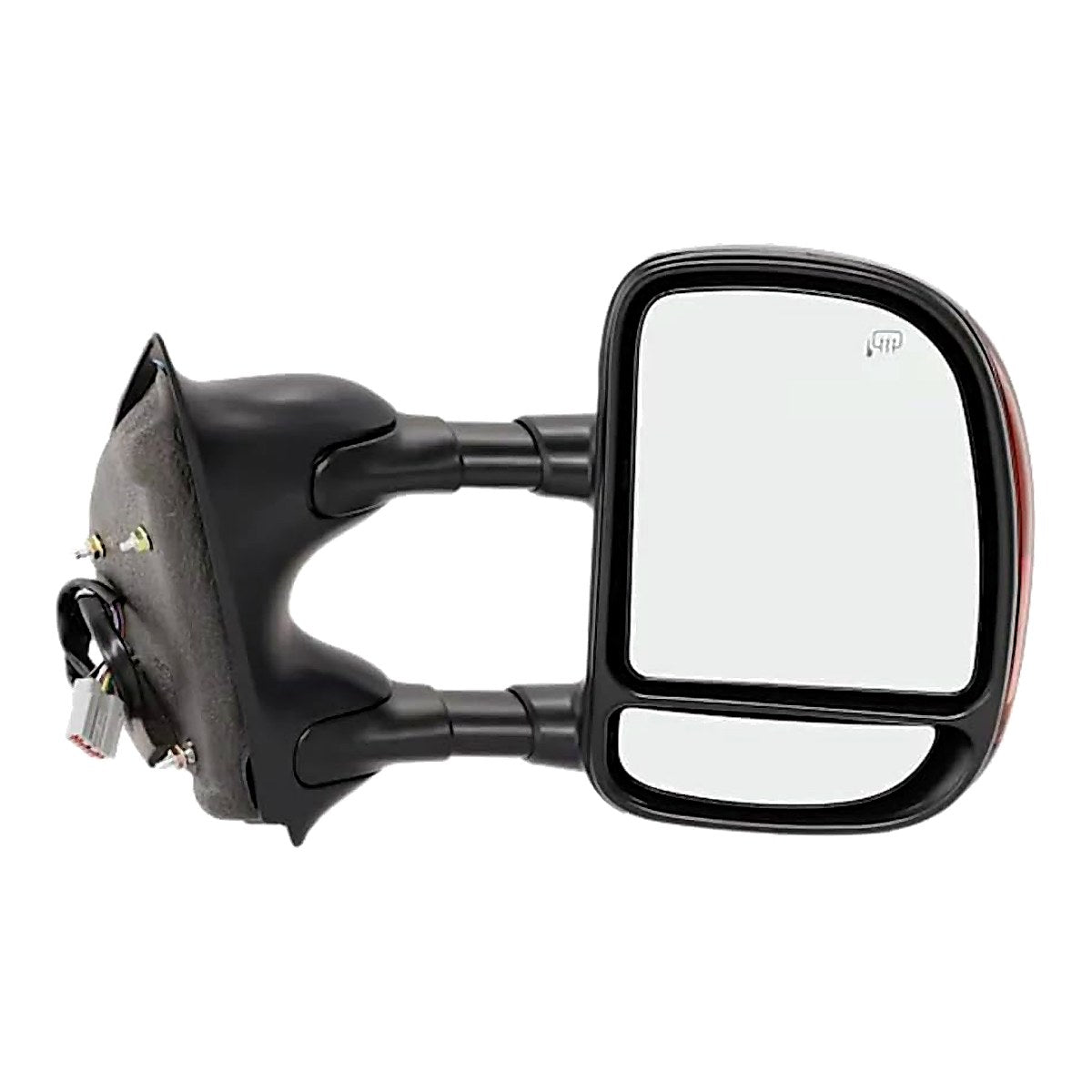 2003-2007 Ford F450 Superduty Rear Passenger Side Door Mirror, fo1321274. Front view.