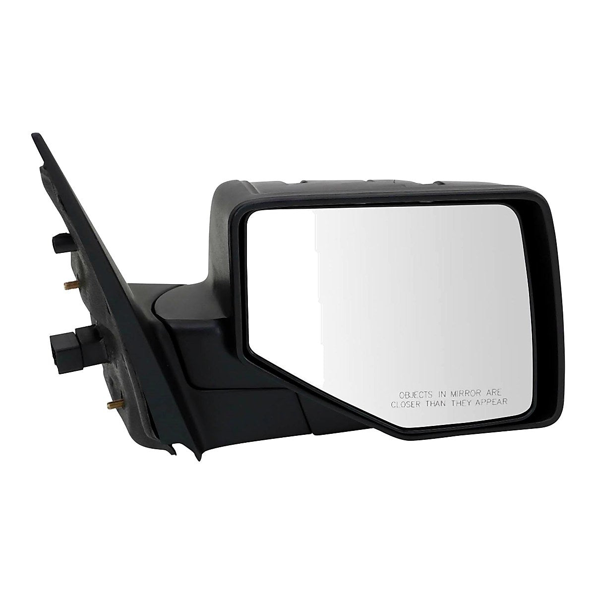 2007-2010 Ford Explorer Sport Trac Rear Passenger Side Door Mirror, fo1321279. Front view.