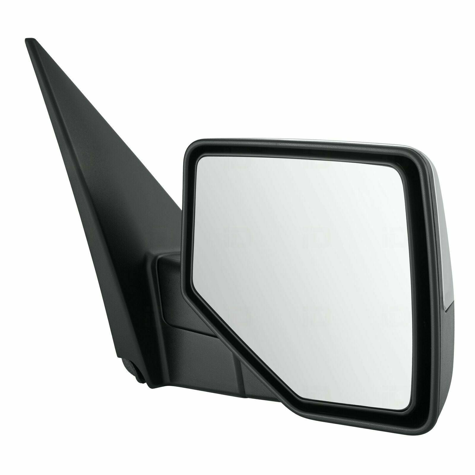 2006-2010 Ford Explorer Limited Mirror Passenger Side Power , FO1321279. Side view of the replacement part.