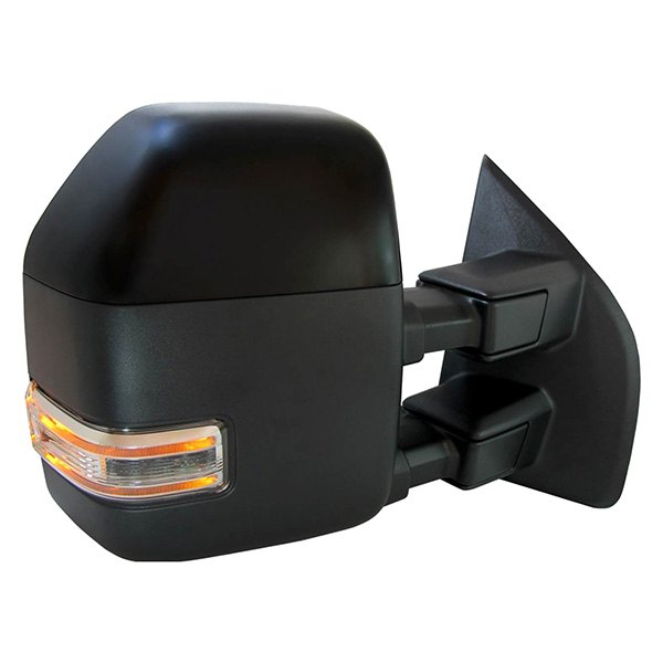 2017-2022 Ford F450 Superduty Mirror Passenger Side Power , FO1321614. Side view of the replacement part.