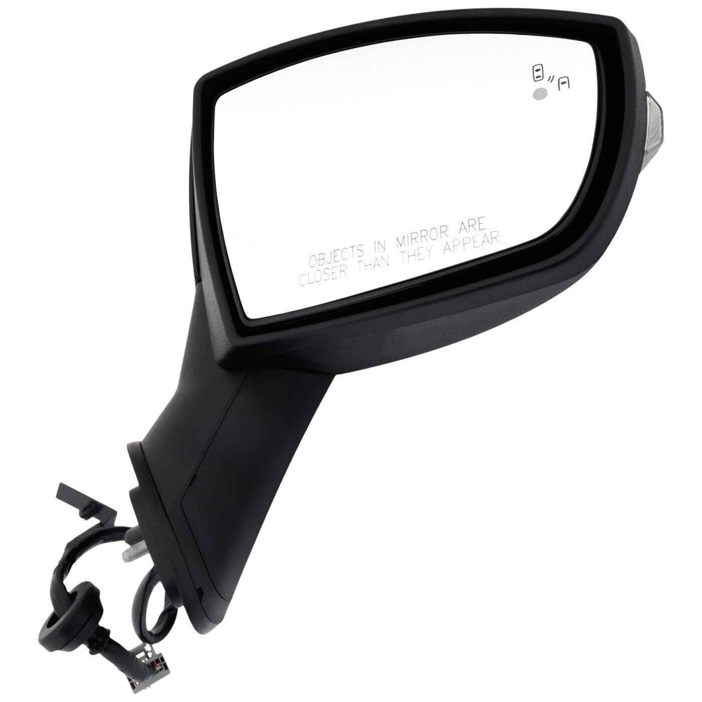2018-2022 Ford Ecosport Mirror Passenger Side Power , FO1321692. Side view of the replacement part.