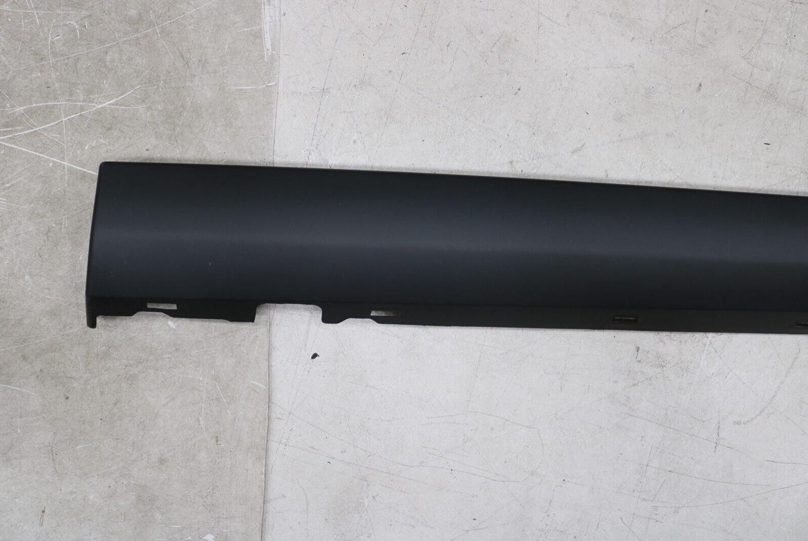 2005-2009 Ford Mustang Rocker Panel Passenger Side Textured Base , FO1607103. Side view of the replacement part.