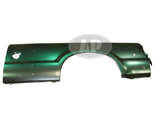 1999-2010 Ford F250 Outer Bedside Panel Rear Driver Side , FO1620103. Installed view for reference.