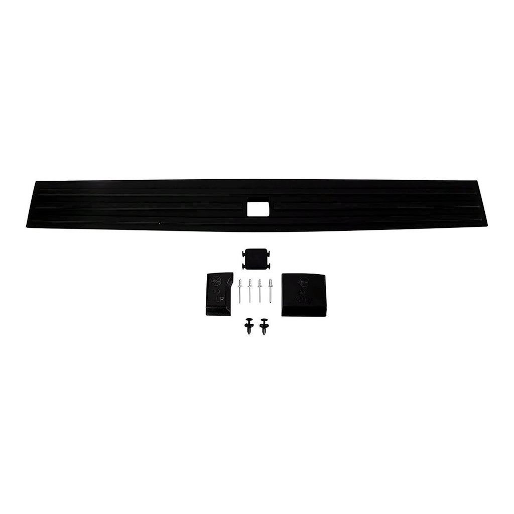 2015-2019 Ford F150 Upper Passenger Side Tailgate Molding, fo1904135. Front view.