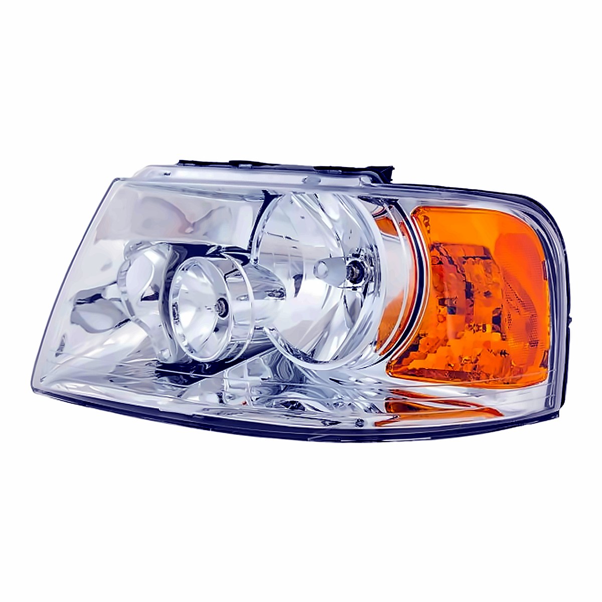 2003-2006 Ford Expedition Driver Side Head Lamp, fo2502181. Front view.