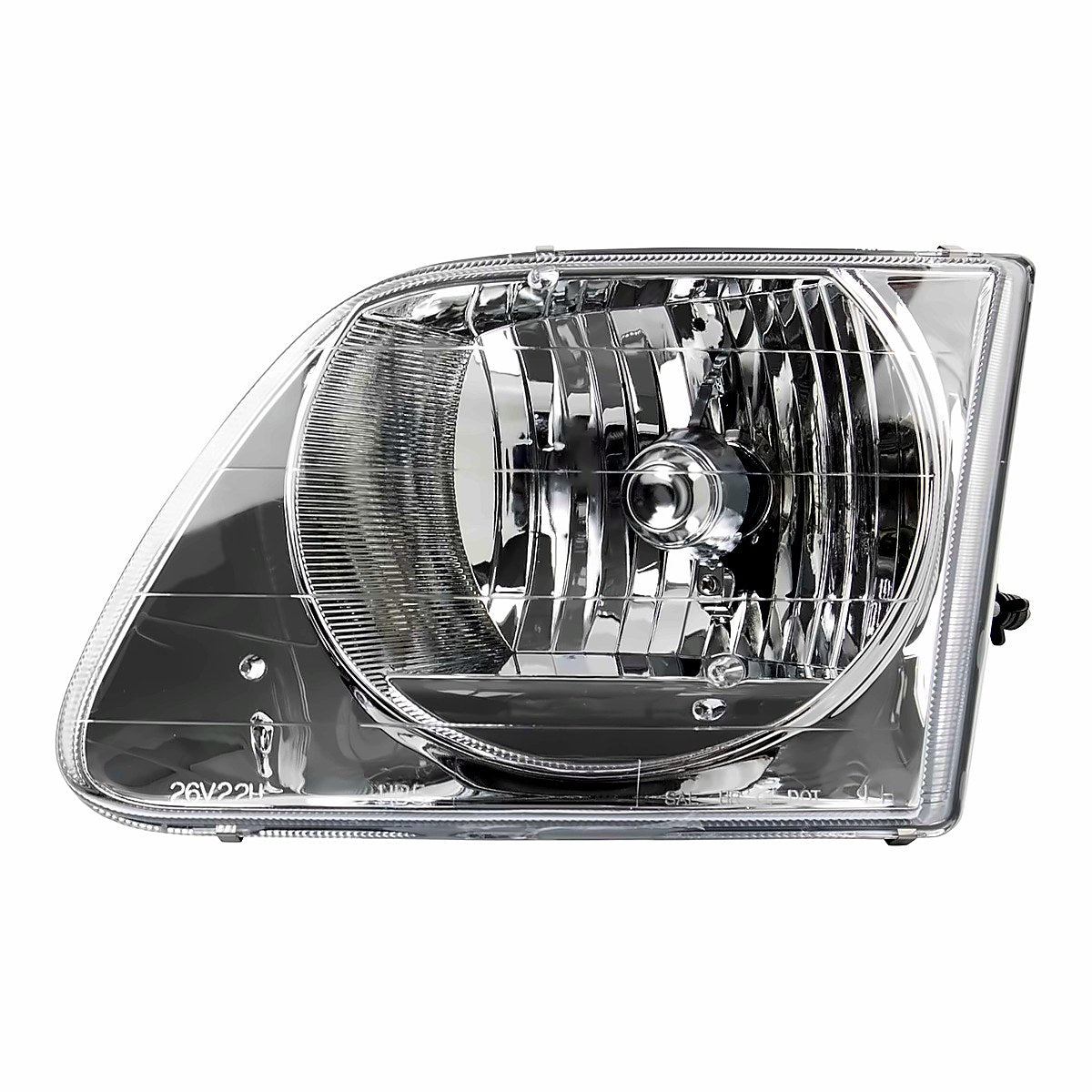 2001-2003 Ford F150 Driver Side Head Lamp, fo2502182. Front view.