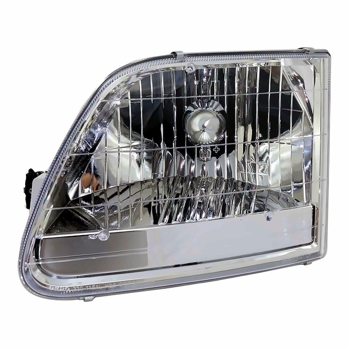2001-2003 Ford F150 Driver Side Head Lamp, fo2502211. Front view.