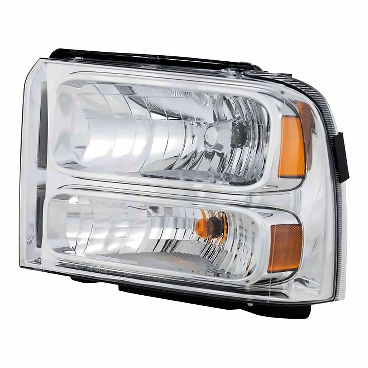 2004-2007 Ford F250 Driver Side Head Lamp, fo2502217. Front view.