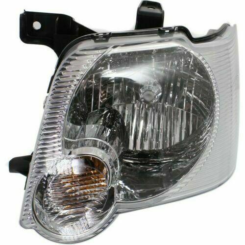 2006-2010 Ford Explorer Head Lamp Driver Side Clear Lens , FO2502220. OEM-quality exterior component.