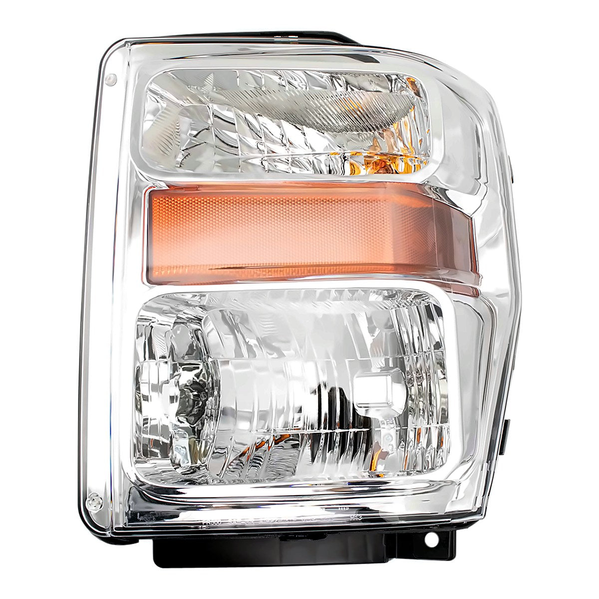 2008-2010 Ford F450 Superduty Driver Side Head Lamp, fo2502243. Front view.