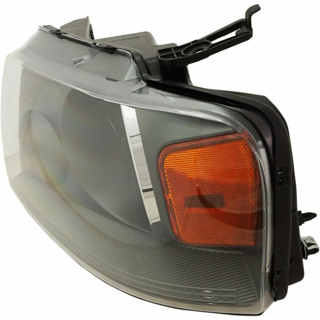 2007-2008 Ford F150 Head Lamp Driver Side With Medium Gray Background , FO2502248. OEM-quality exterior component.