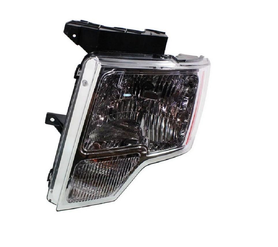 2009 Ford F150 Head Lamp Driver Side , FO2502258. Side view of the replacement part.