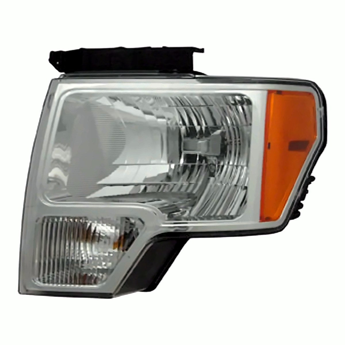 2009-2014 Ford F150 Driver Side Head Lamp, fo2502287. Front view.