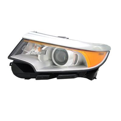 2011-2014 Ford Edge Head Lamp Driver Side Halogen Sport/Sel Mdl , FO2502292. Precision fitment for collision repair.