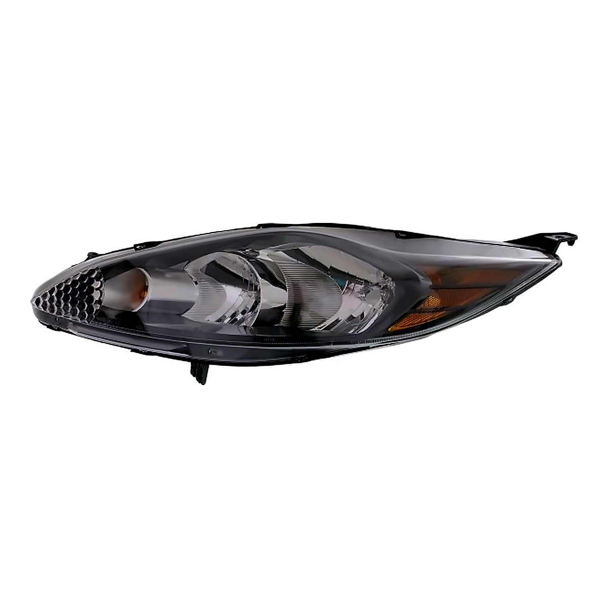 2012-2013 Ford Fiesta Sedan Driver Side Head Lamp, fo2502300. Front view.
