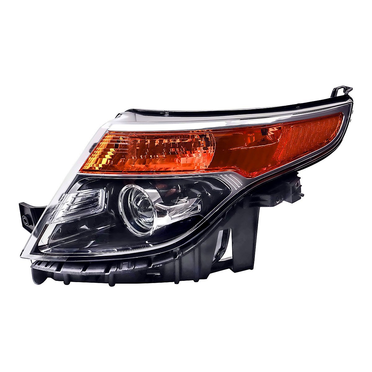 2011-2015 Ford Explorer Limited Driver Side Head Lamp, fo2502301. Front view.