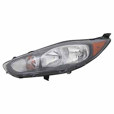 2014-2019 Ford Fiesta Sedan Head Lamp Driver Side S/Se/St Model With Dark Trim , FO2502324. Direct fit for easy installation.