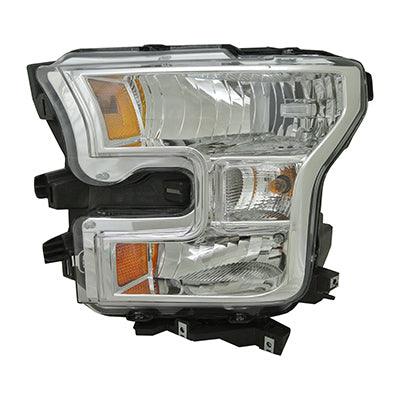 2015-2017 Ford F150 Head Lamp Driver Side , FO2502335. Designed for OEM alignment.