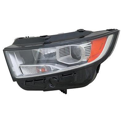 2015-2018 Ford Edge Head Lamp Driver Side Halogen Se/Sel/Titanium Model , FO2502341. Designed for OEM alignment.