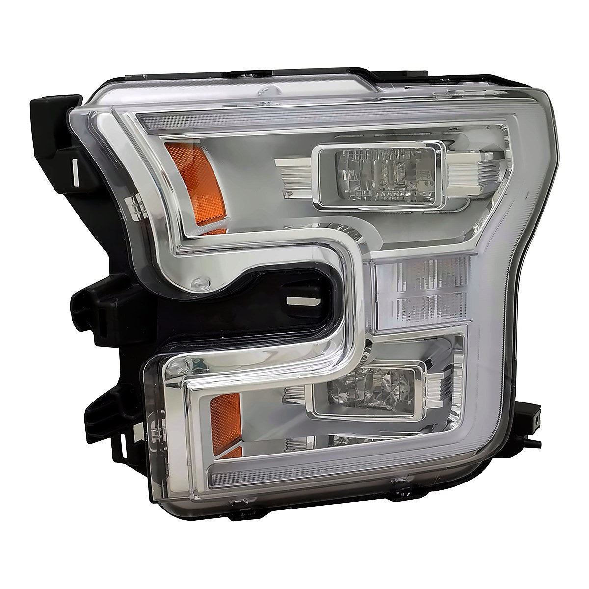 2015-2017 Ford F150 Driver Side Head Lamp, fo2502344. Front view.