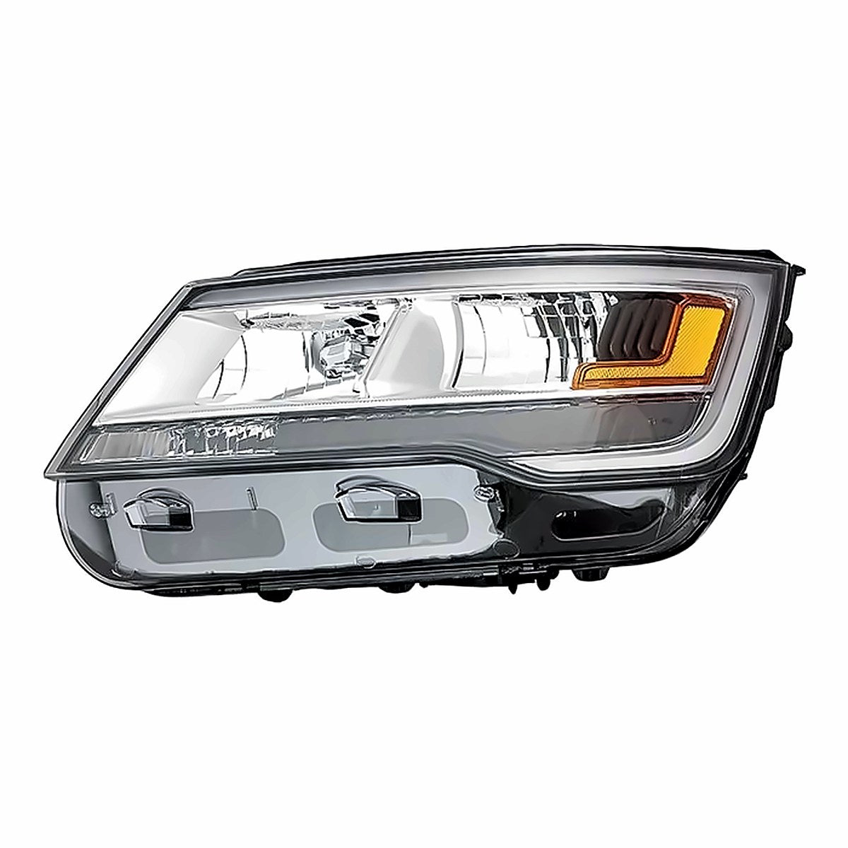 2018-2019 Ford Explorer Limited Driver Side Head Lamp, fo2502388. Front view.