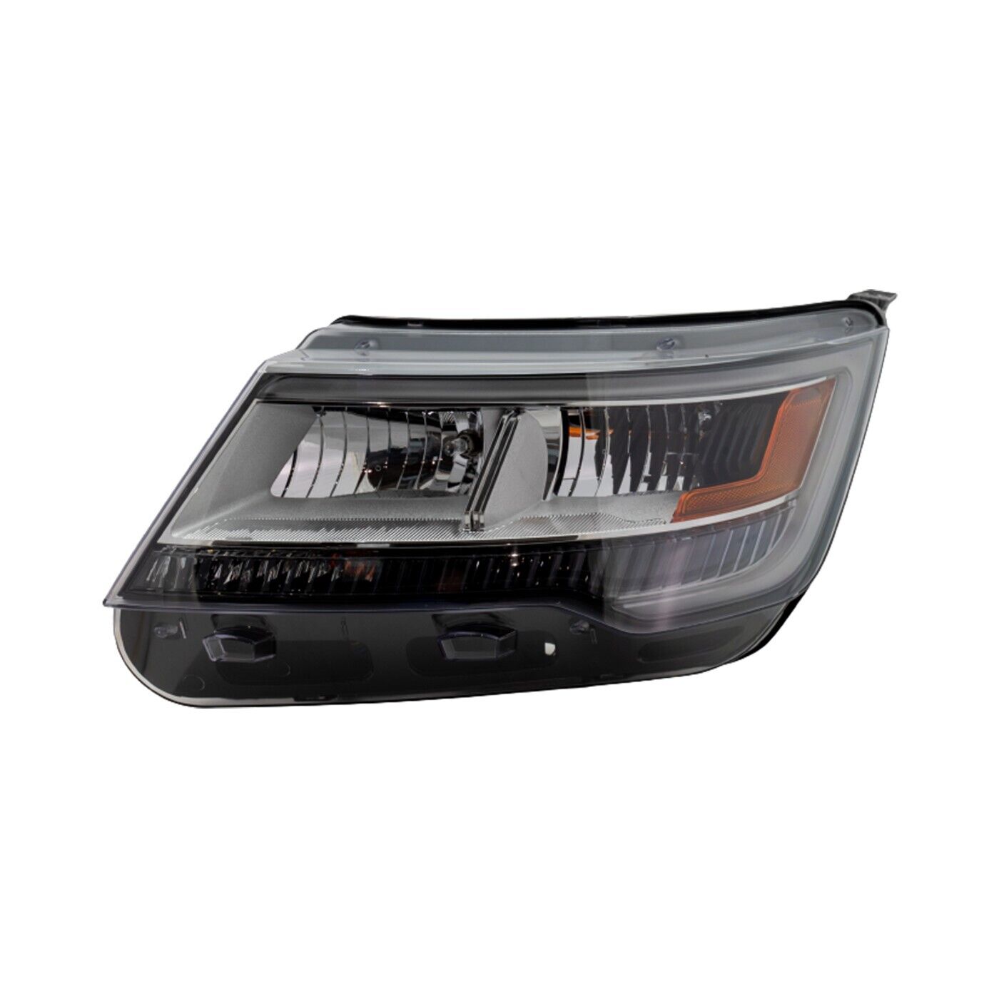2018-2019 Ford Explorer Head Lamp Driver Side Black Housing , FO2502389. High-strength and long-lasting.