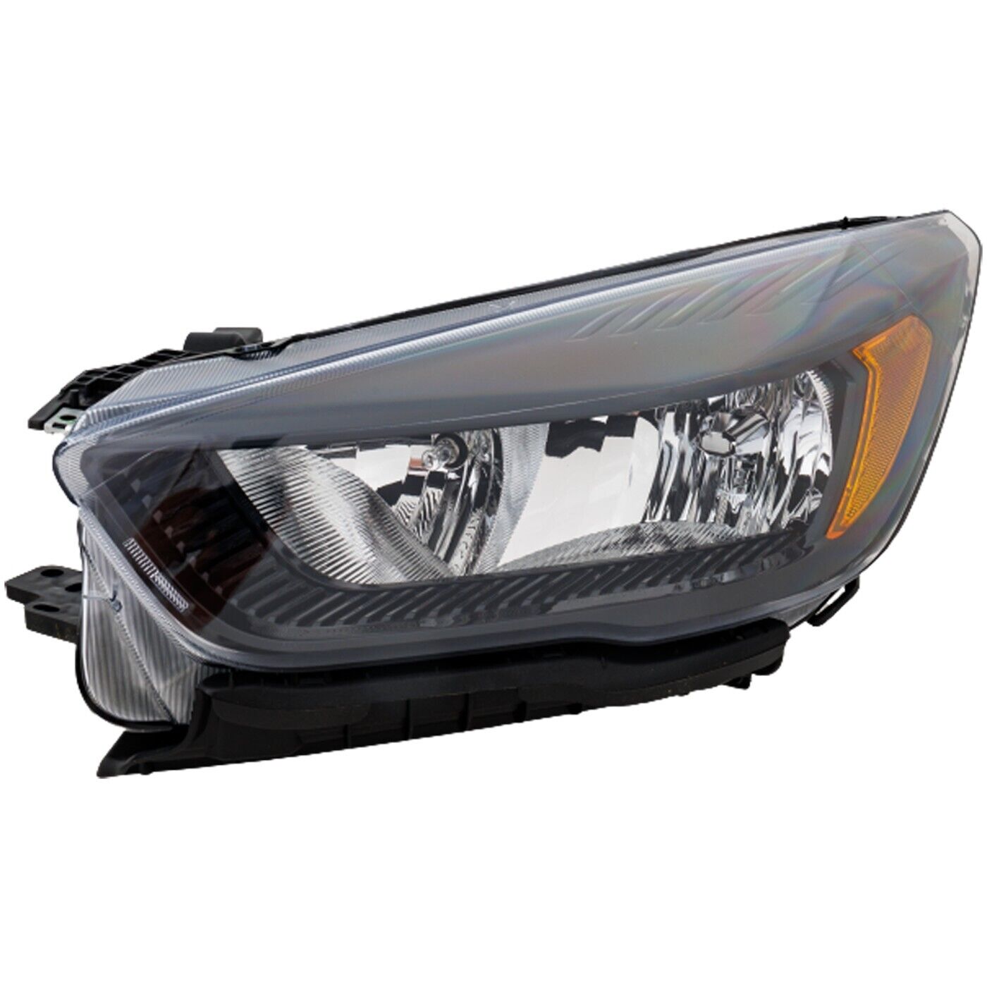 2018-2019 Ford Escape Head Lamp Driver Side Halogen Dark Housing , FO2502394. High-quality aftermarket part.