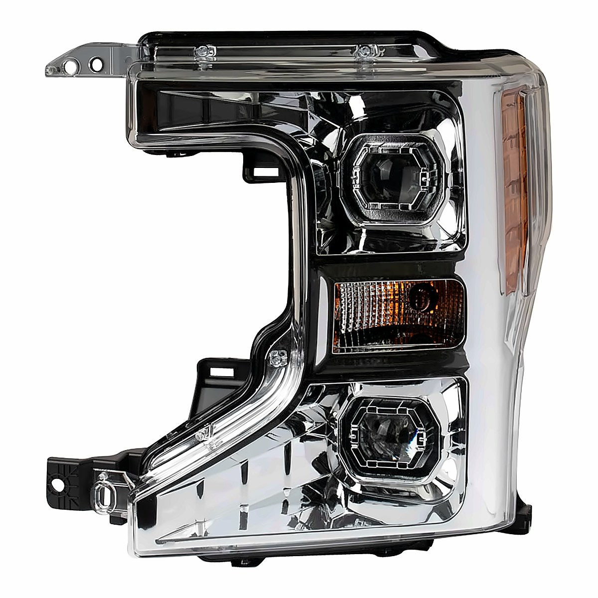 2020-2022 Ford F250 Driver Side Head Lamp, fo2502405. Front view.