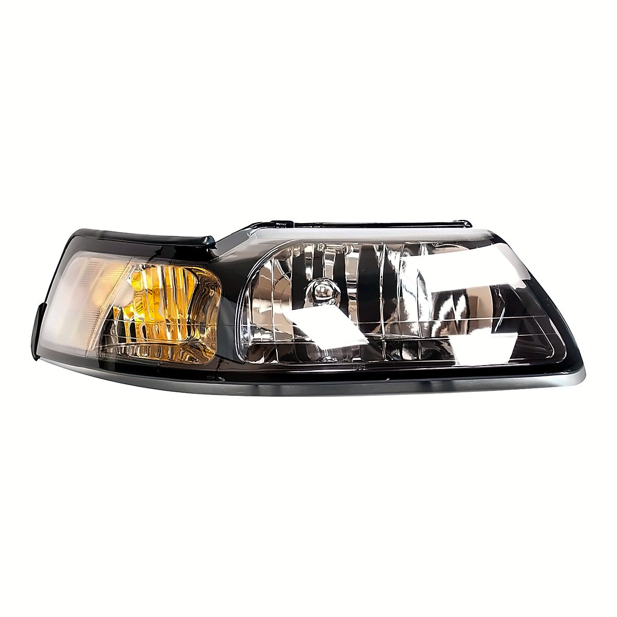 2001-2004 Ford Mustang Passenger Side Head Lamp, fo2503177. Front view.