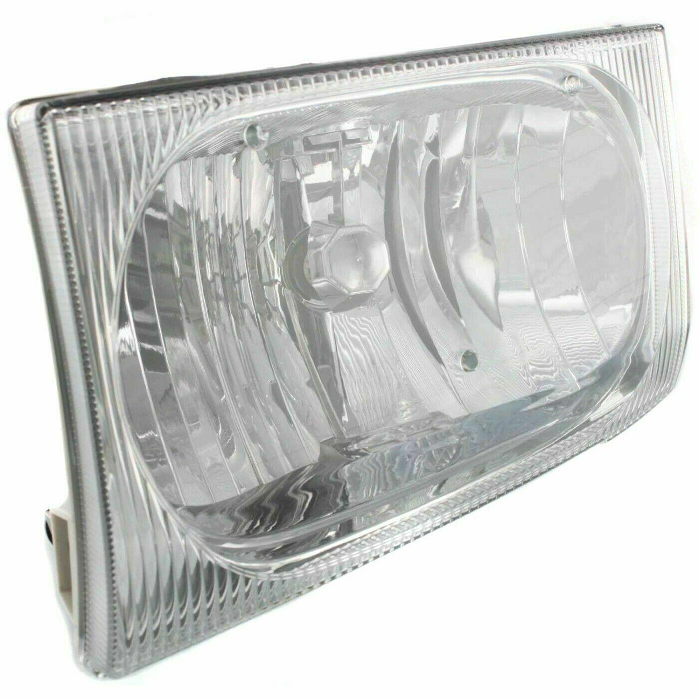 2001-2004 Ford Excursion Head Lamp Passenger Side , FO2503183. Side view of the replacement part.