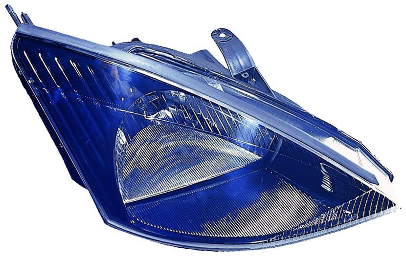 2002-2004 Ford Focus SVT Head Lamp Passenger Side With Svt Pkg With Black Bezel , FO2503192. Precision fitment for collision repair.
